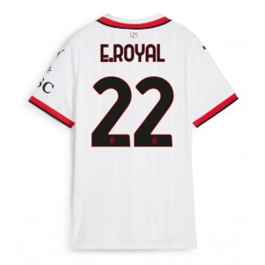 AC Milan Emerson Royal #22 Dámské Venkovní Dres 2024-25 Krátký Rukáv